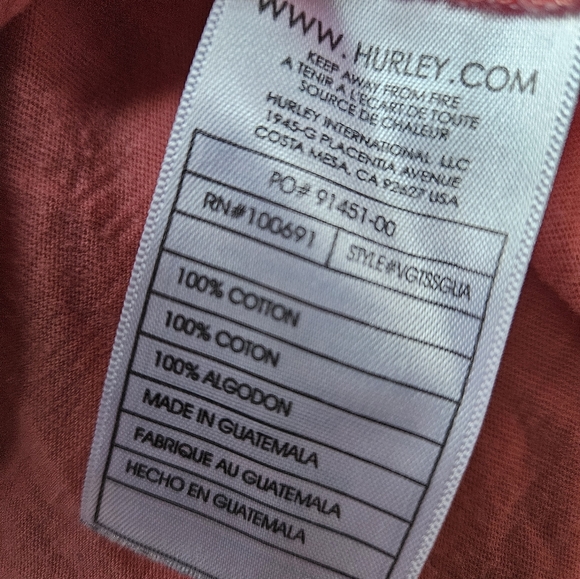 Hurley women's size small shirt - Picture 7 of 11